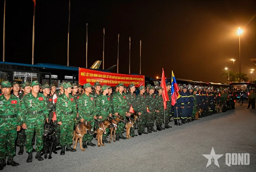 Vietnamese Rescue Team returns home safely, completes international mission in Venezuela Vietnamese Rescue Team returns home safely, completes international mission in Venezuela