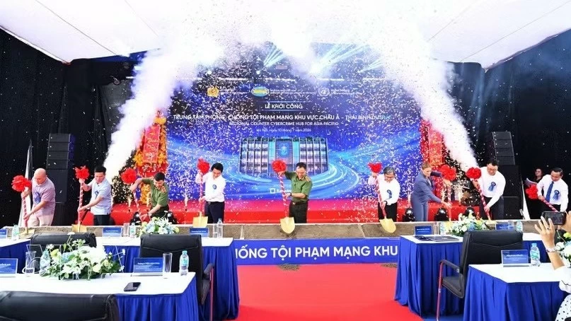 Headquarters of Asia-Pacific Counter-Cybercrime Hub breaks ground in Hanoi
