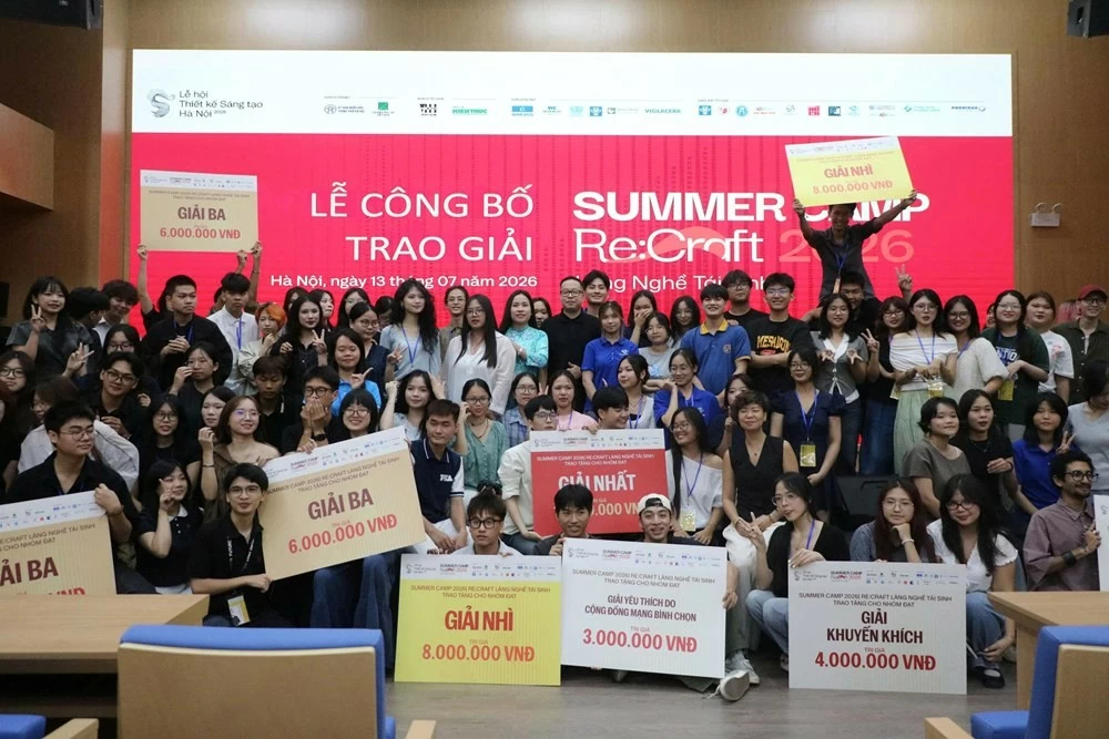 Over 100 students contribute creative ideas for Hanoi's traditional craft villages