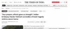 Indian Embassy: Prayers and support from Vietnam provide strength in times of grief