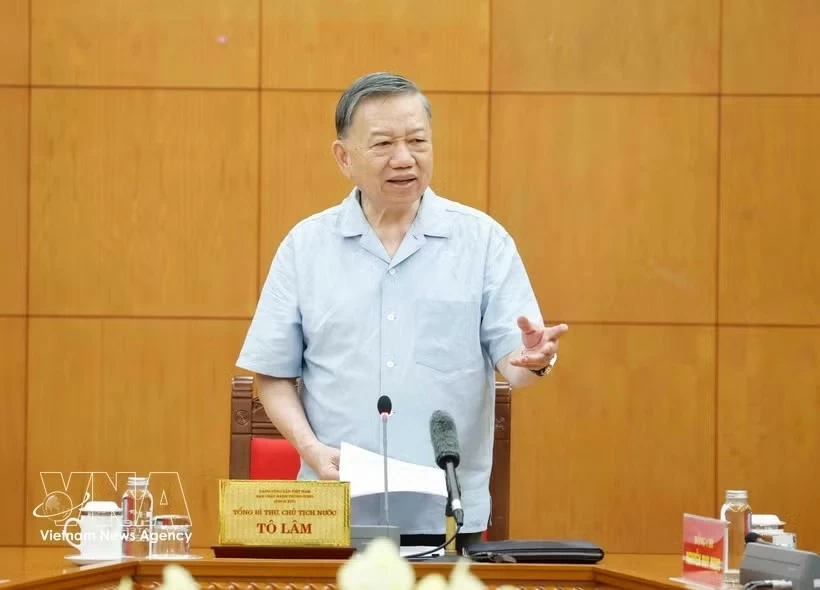 General Secretary, President To Lam requests building of stronger maritime industry to support national development