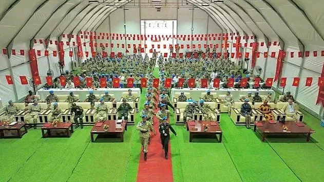 Vietnamese blue beret soldiers awarded United Nations Peacekeeping Medal