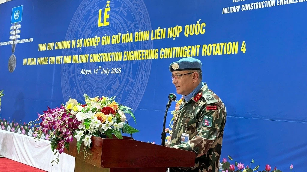 Vietnamese blue beret soldiers awarded United Nations Peacekeeping Medal Vietnamese blue beret soldiers awarded United Nations Peacekeeping Medal