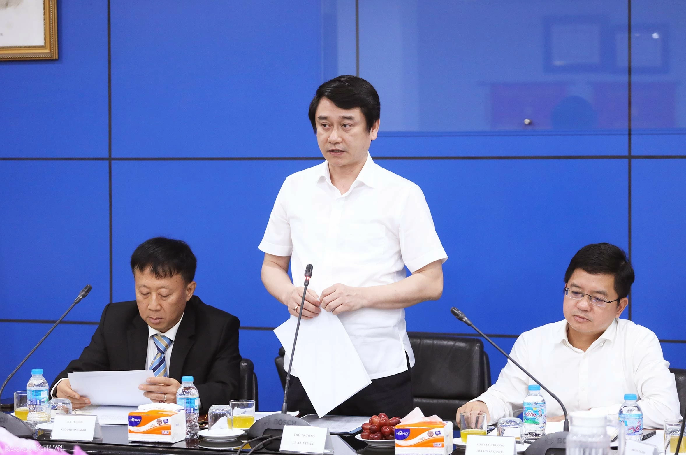 Deputy FM Le Anh Tuan praises comprehensive achievements of the Service Department for Diplomatic Corps