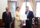 Presentation of the Honorary Consul Acceptance Certificate for Myanmar in Ho Chi Minh City