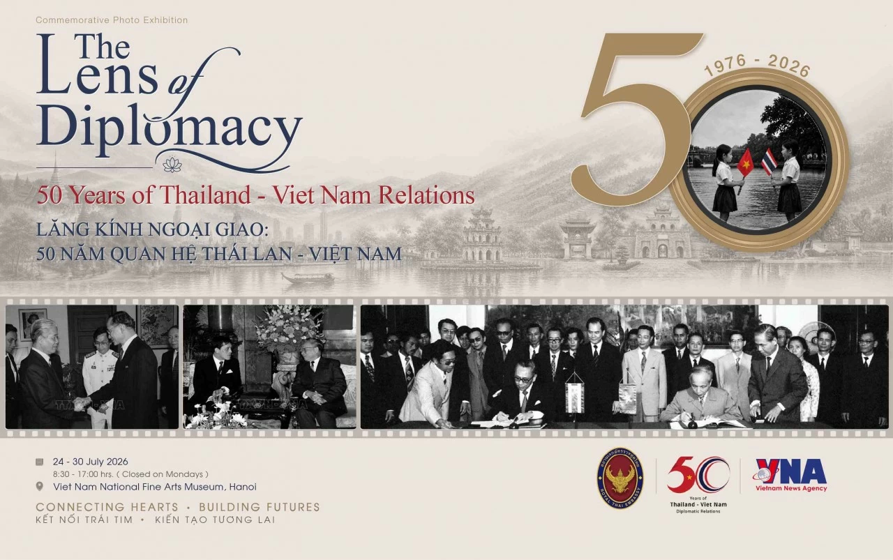 Exhibition 'Diplomatic Prism' tells the story of 50 years of Vietnam-Thailand relations