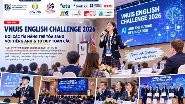 VNUIS English Challenge 2026: The gateway to global integration for the digital citizen generation
