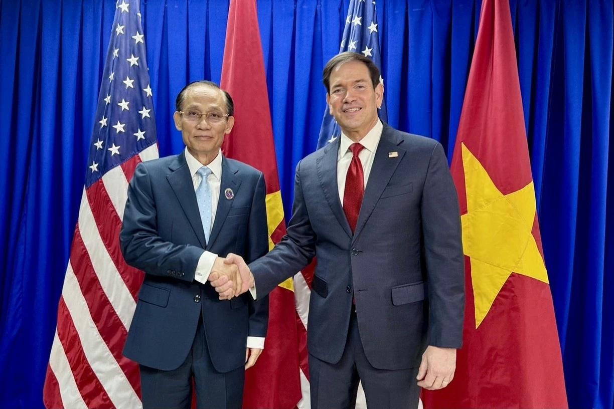 AMM 59: FM Le Hoai Trung, U.S. Secretary of State Marco Rubio agree to deepen and substantively advance the Comprehensive Strategic Partnership AMM 59: FM Le Hoai Trung, U.S. Secretary of State Marco Rubio agree to deepen and substantively advance the Comprehensive Strategic Partnership