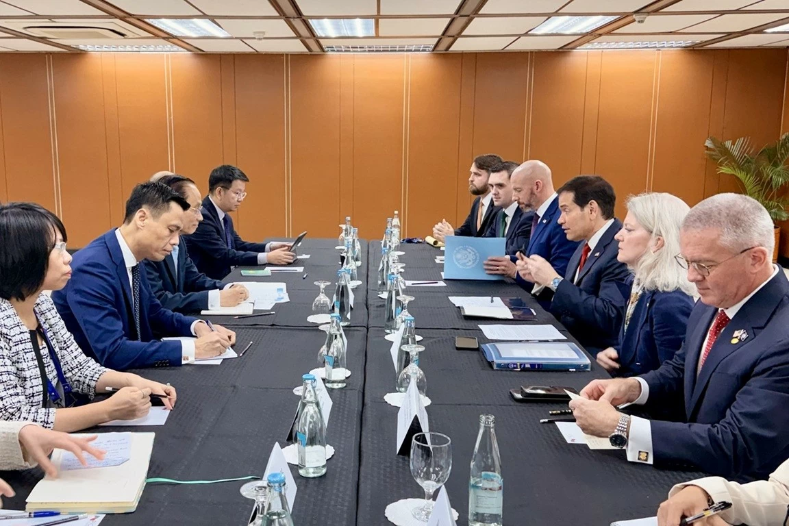 AMM 59: FM Le Hoai Trung, U.S. Secretary of State Marco Rubio agree to deepen and substantively advance the Comprehensive Strategic Partnership AMM 59: FM Le Hoai Trung, U.S. Secretary of State Marco Rubio agree to deepen and substantively advance the Comprehensive Strategic Partnership