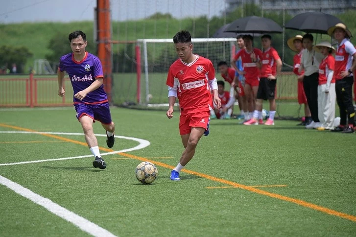 Football unites Vietnamese community, supporting the construction of Dai An Pagoda in Tokyo