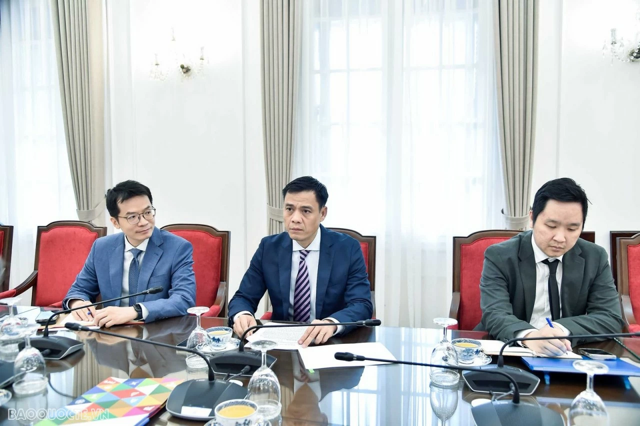Deputy Minister Dang Hoang Giang receives UN Resident Coordinator in Vietnam