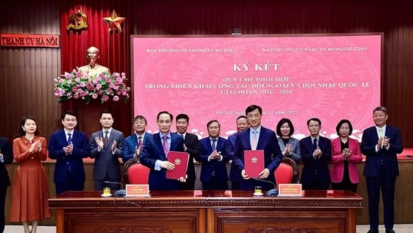 Hanoi: Promoting the pioneering role and fulfilling the crucial, regular tasks of Vietnam's foreign affairs in the new era