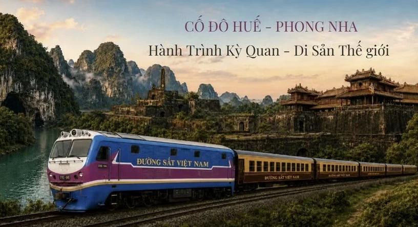 New train service to connect Hue and Phong Nha-Ke Bang, boosting central Vietnam tourism