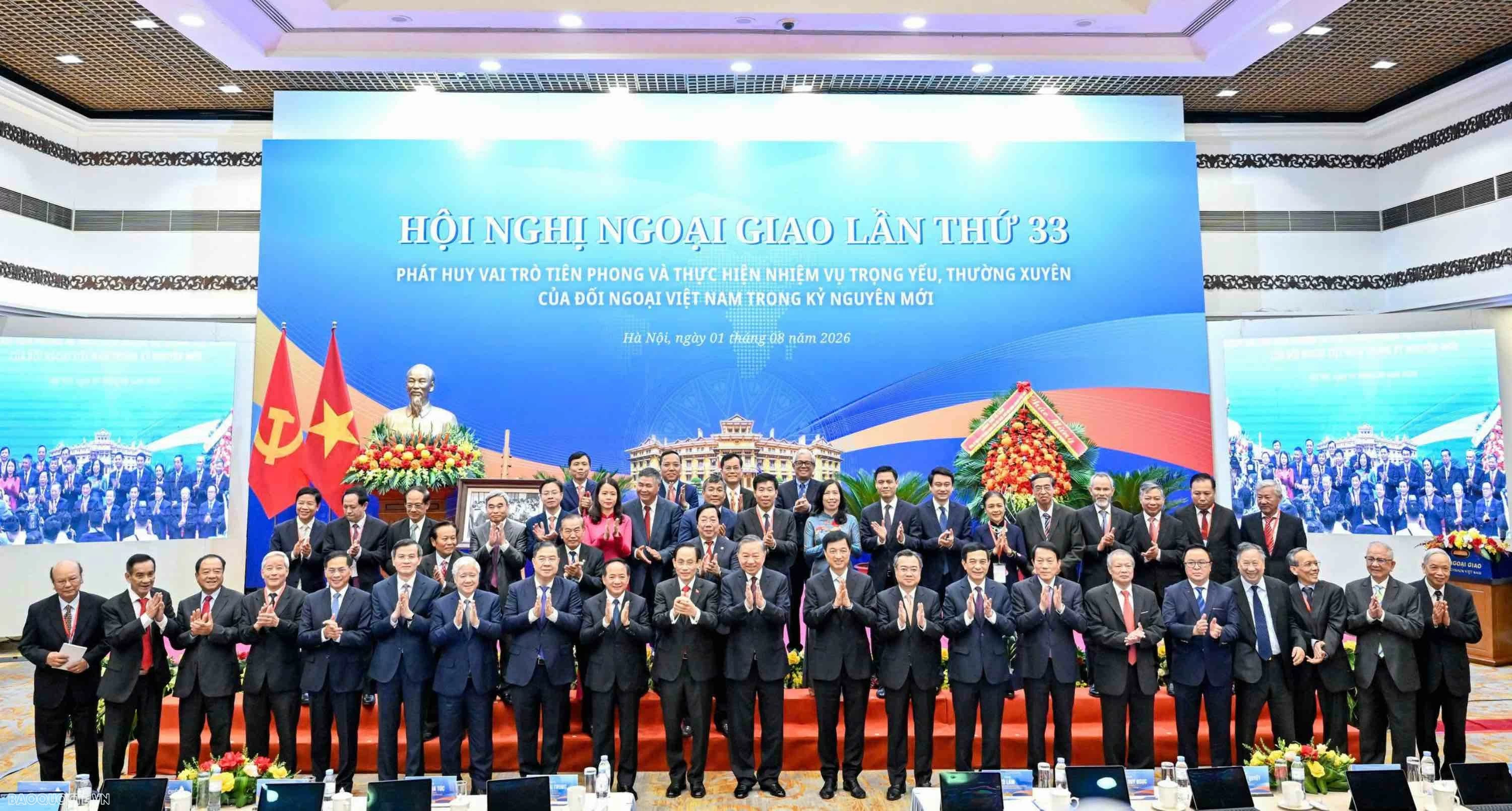 [Live] General Secretary, President To Lam attends opening session of the 33rd Diplomatic Conference—the first diplomatic gathering of the new era