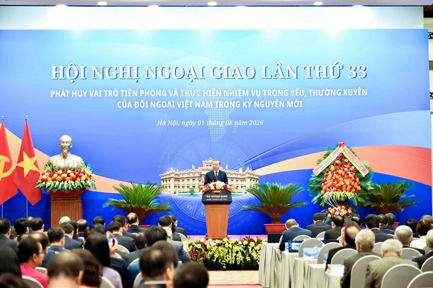 [Live] General Secretary, President To Lam attends opening session of the 33rd Diplomatic Conference—the first diplomatic gathering of the new era