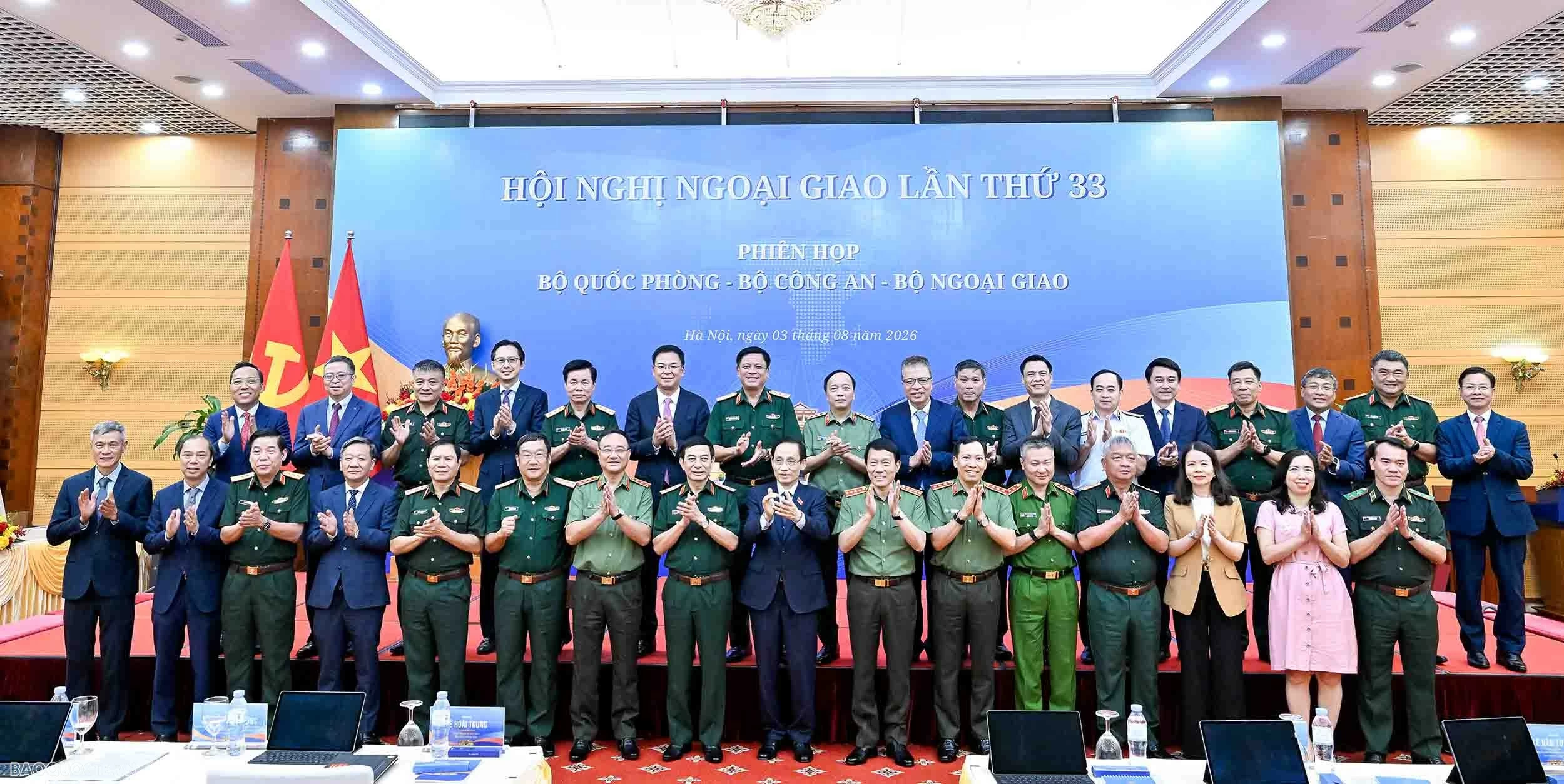 33rd Diplomatic Conference: Ministries of National Defence, Public Security, and Foreign Affairs hold joint meeting 33rd Diplomatic Conference: Ministries of National Defence, Public Security, and Foreign Affairs hold joint meeting