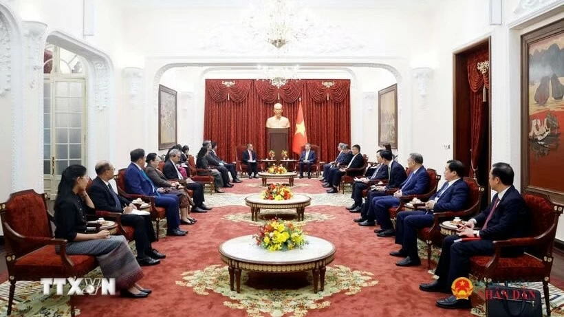 General Secretary, President To Lam receives ASEAN Ambassadors and Chargé d'Affaires on courtesy call