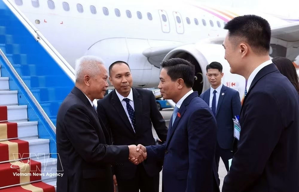 Thai NA President Sophon Zaram arrives in Hanoi for official visit