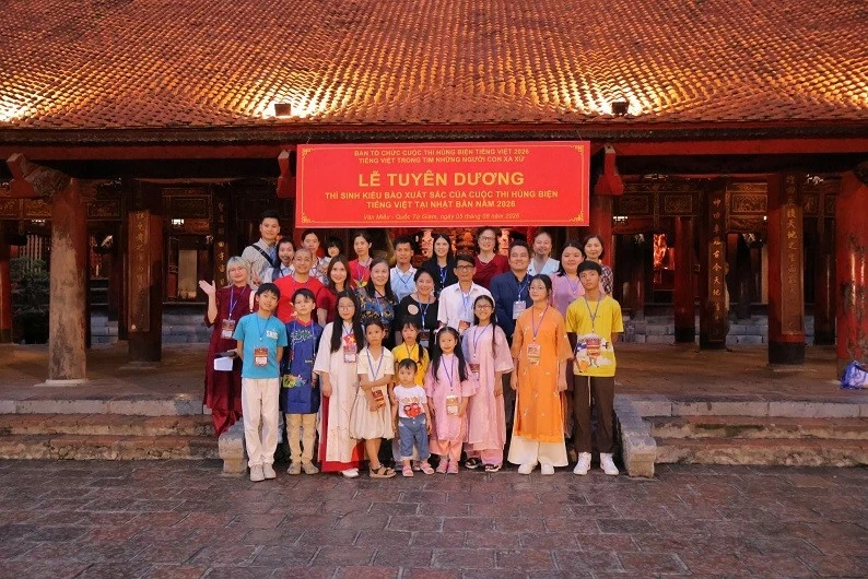 Vietnamese Oratory Contest 2026: Vietnamese 'Language Ambassadors' embark on a journey to the roots in Hanoi