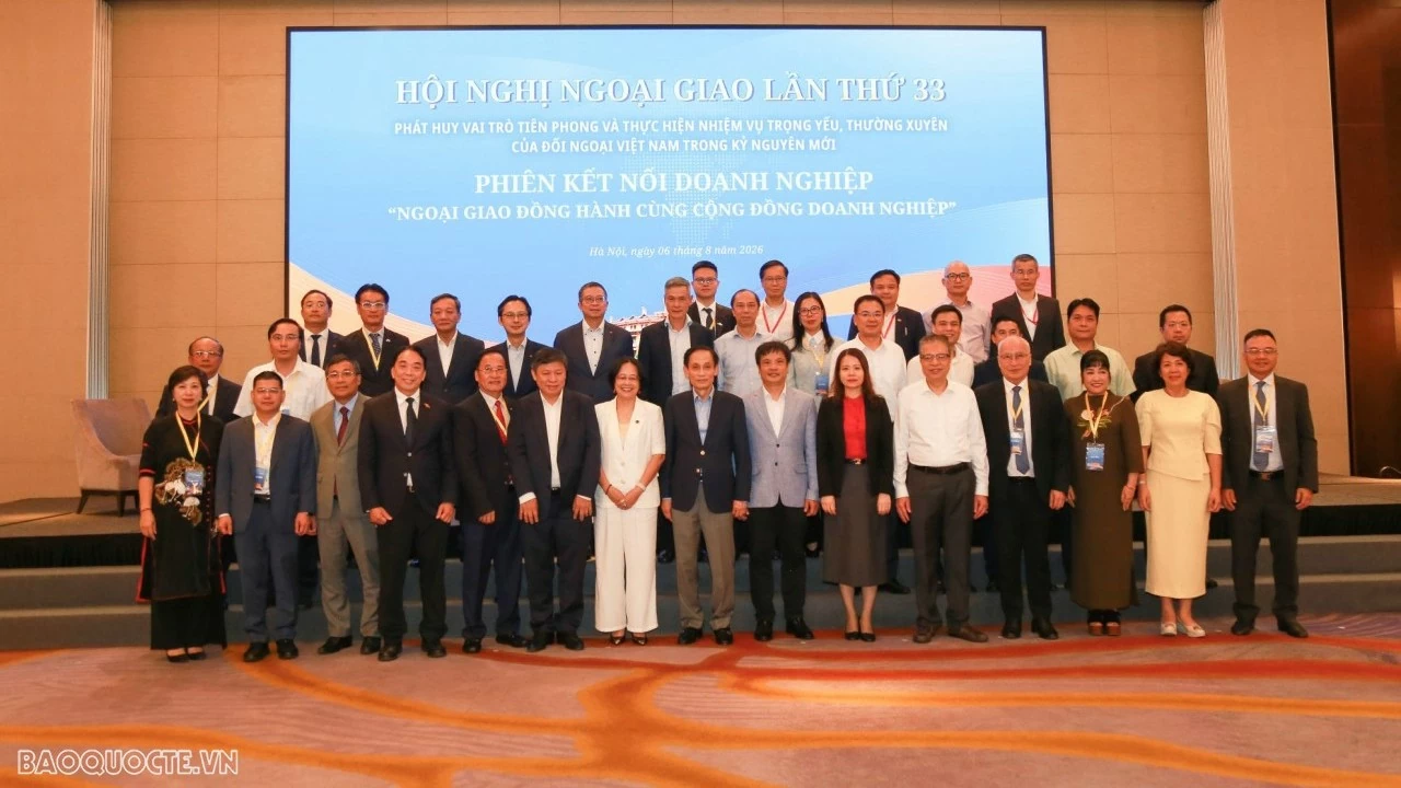 33rd Diplomatic Conference: Diplomacy supports businesses, expanding development space for Vietnam