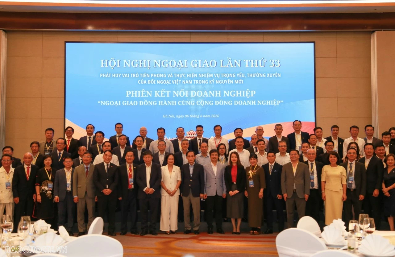33rd Diplomatic Conference: Diplomacy supports businesses, expanding development space for Vietnam