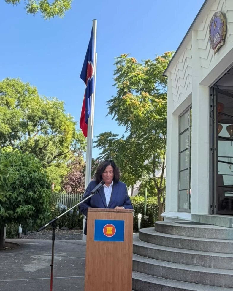 Solemn ASEAN flag raising ceremony in Frankfurt am Main Solemn ASEAN flag raising ceremony in Frankfurt am Main