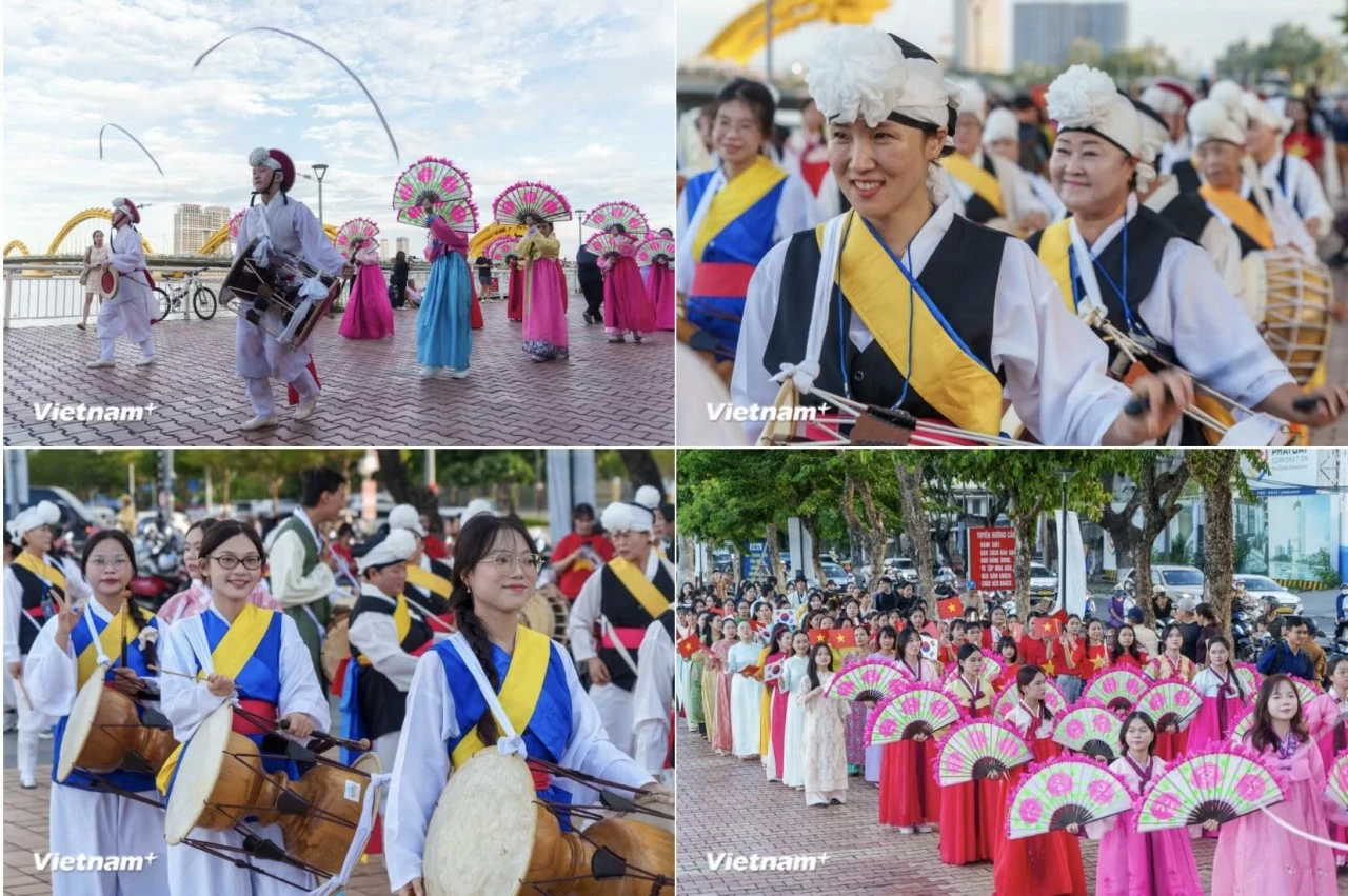 Da Nang bustles with the vibrant colours of Vietnam-Korea culture