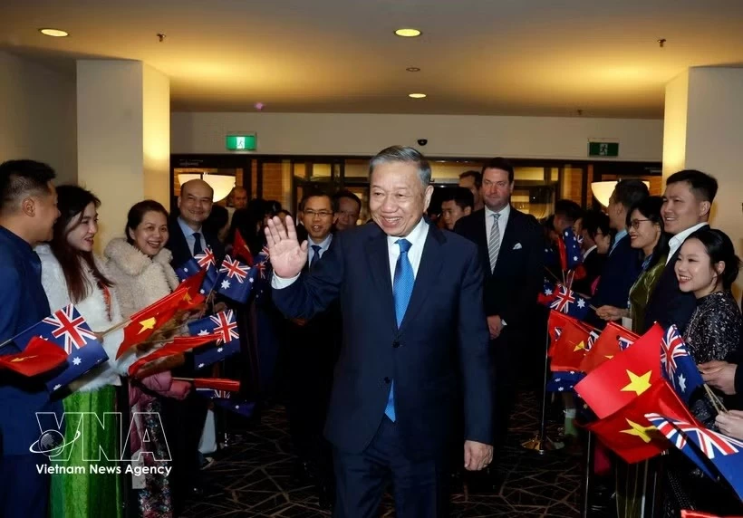 General Secretary, President To Lam arrives in Canberra as part of state visit to Australia