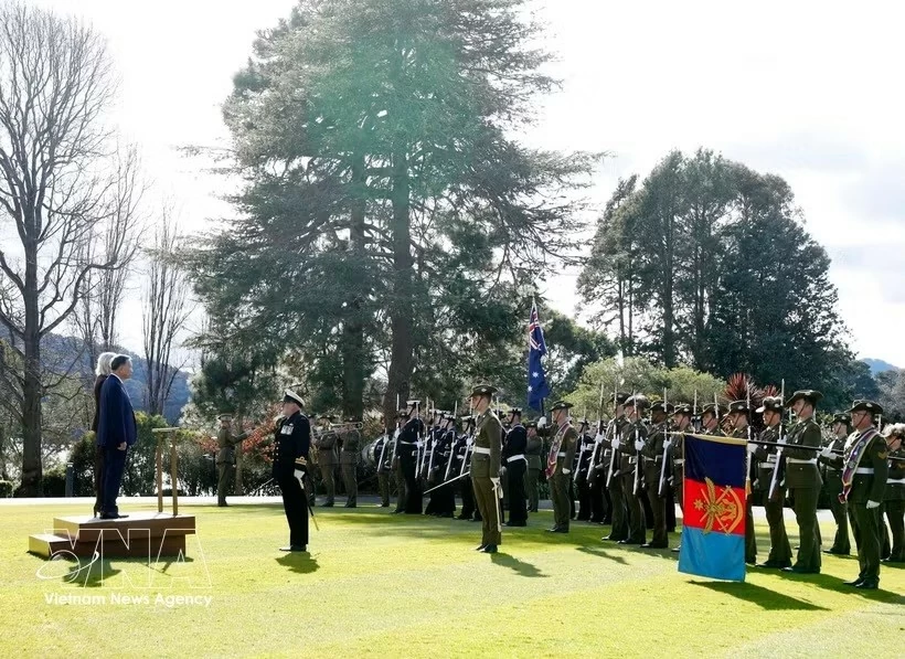Australian Governor-General hosts welcome ceremony for Party Secretary General, President To Lam in Canberra