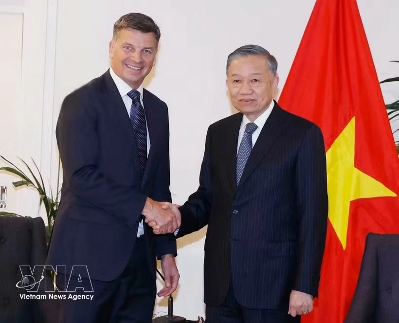 Party General Secretary, President To Lam meets Head of Australias Liberal–National Coalition