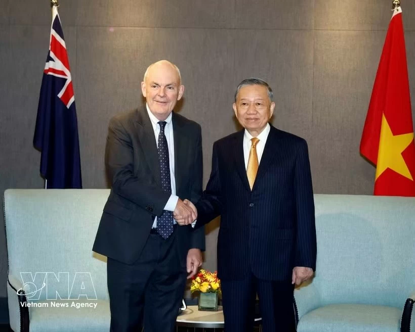 Party General Secretary, President To Lam meets Acting President of New Zealand–Vietnam Friendship Association