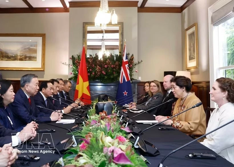 Party General Secretary, President To Lam meets with New Zealand Governor-General in Auckland