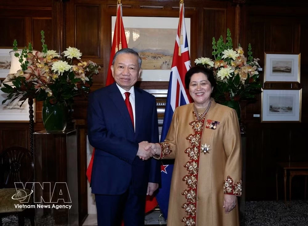 Party General Secretary, President To Lam meets with New Zealand Governor-General in Auckland