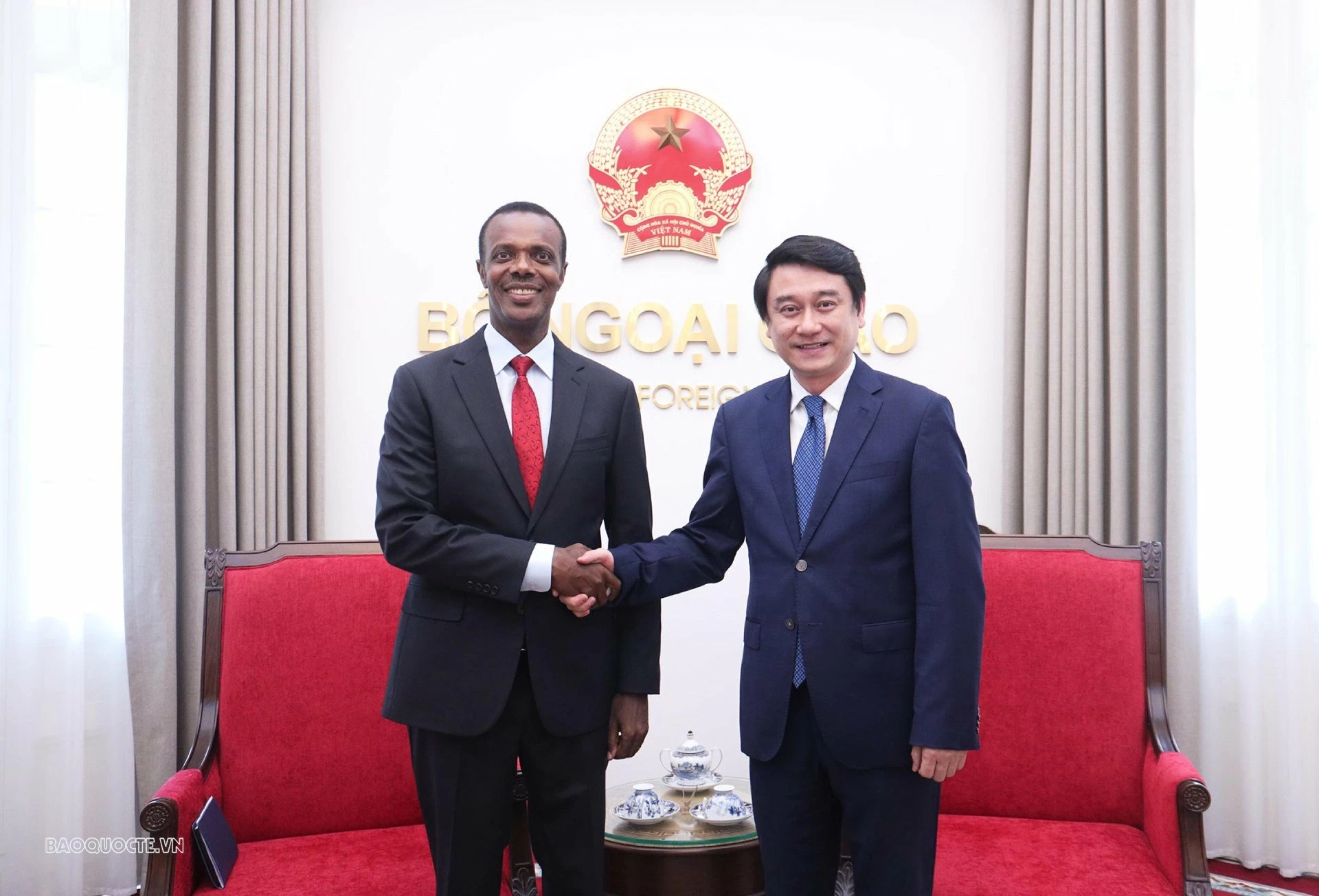Deputy Foreign Minister Le Anh Tuan receives outgoing Ethiopian Ambassador, discusses bilateral cooperation