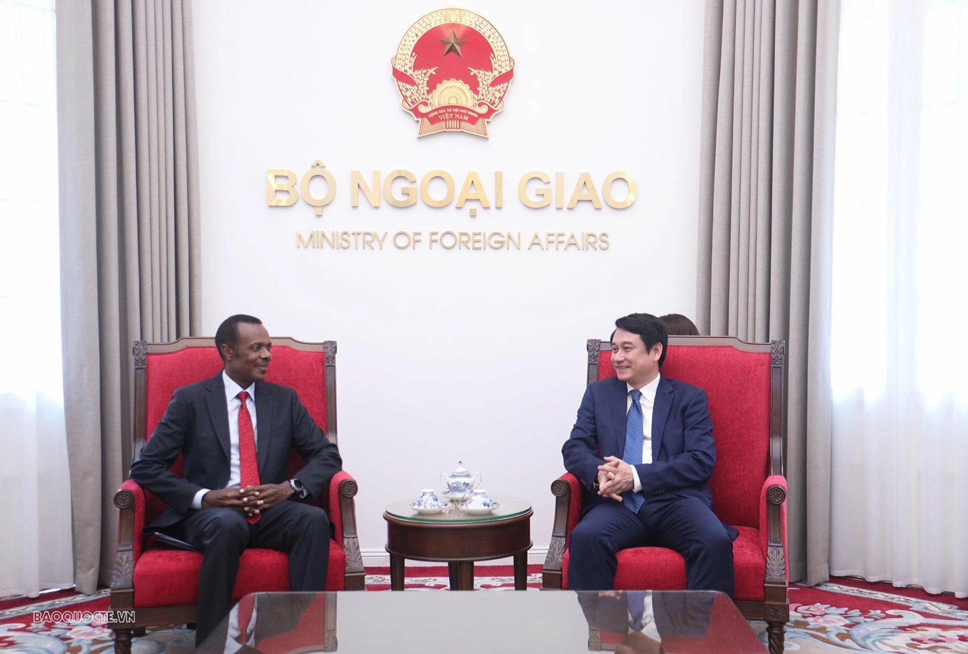 Deputy Foreign Minister Le Anh Tuan receives outgoing Ethiopian Ambassador, discusses bilateral cooperation