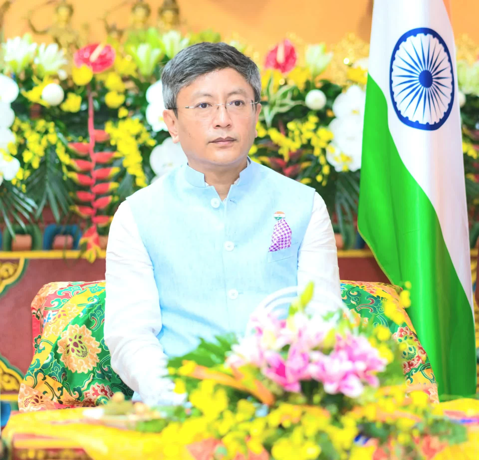 Đại sứ Ấn Độ tại Việt Nam Tshering W. Sherpa. (Nguồn: Đại sứ quán Ấn Độ tại Việt Nam)