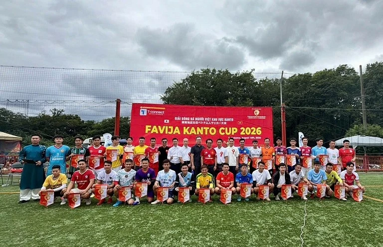 Vibrant football tournament for the Vietnamese community in the Kanto region, Japan