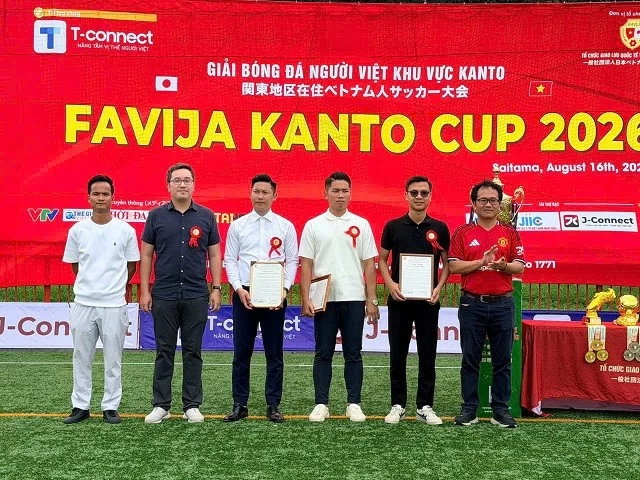 Vibrant football tournament for the Vietnamese community in the Kanto region, Japan