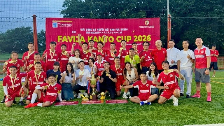 Vibrant football tournament for the Vietnamese community in the Kanto region, Japan Vibrant football tournament for the Vietnamese community in the Kanto region, Japan