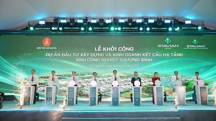 Commences construction of the Thuong Dinh Industrial Park Infrastructure Investment, Construction and Business Project in Thai Nguyen Province