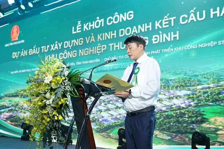 Commences construction of the Thuong Dinh Industrial Park Infrastructure Investment, Construction and Business Project in Thai Nguyen Province