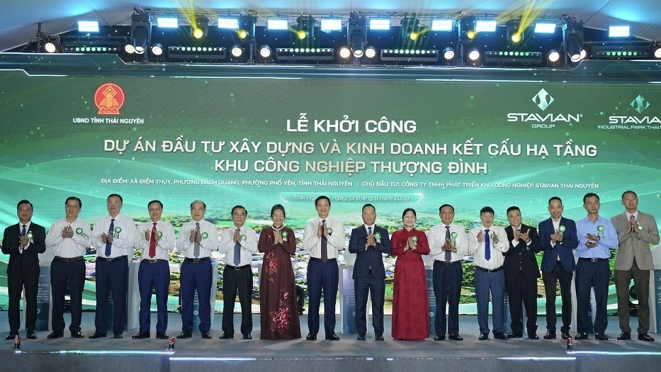 Commences construction of the Thuong Dinh Industrial Park Infrastructure Investment, Construction and Business Project in Thai Nguyen Province