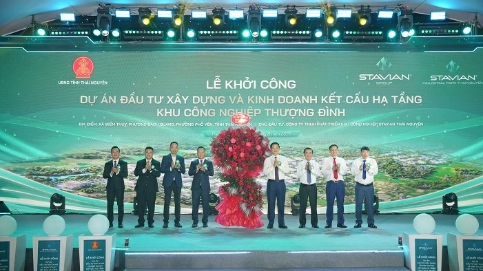 Commences construction of the Thuong Dinh Industrial Park Infrastructure Investment, Construction and Business Project in Thai Nguyen Province