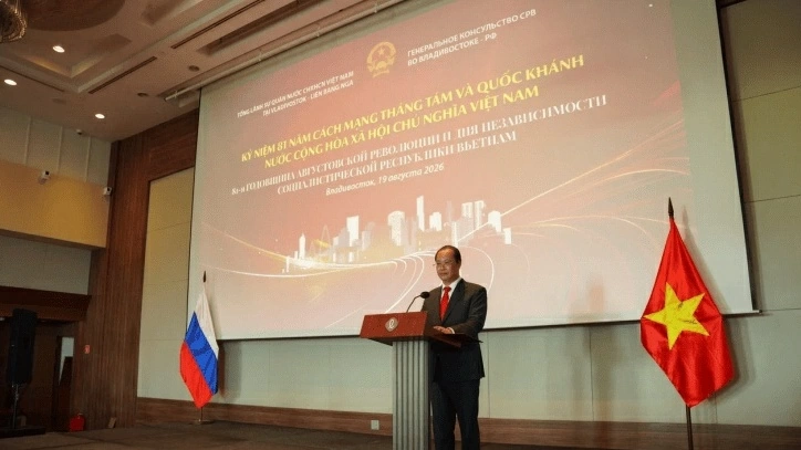 Vietnam Consulate General holds ceremony marking 81st anniversary of August Revolution and National Day in Vladivostok