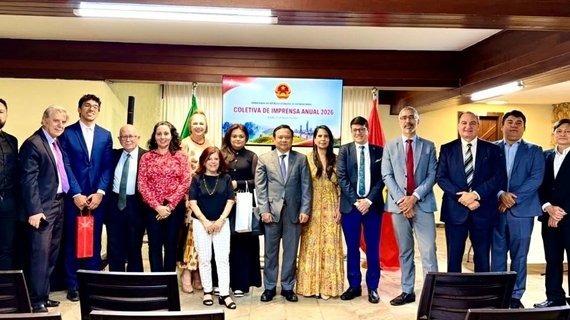 Vietnamese Embassy in Brazil organizes 2026 annual Press Conference