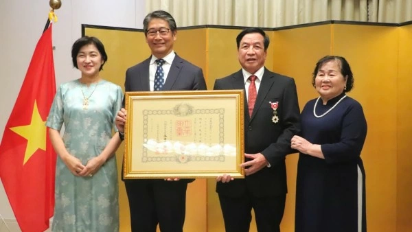 Dr. Nghiem Viet Huong receives Order of the Rising Sun, marking a journey of fostering Vietnam-Japan friendship