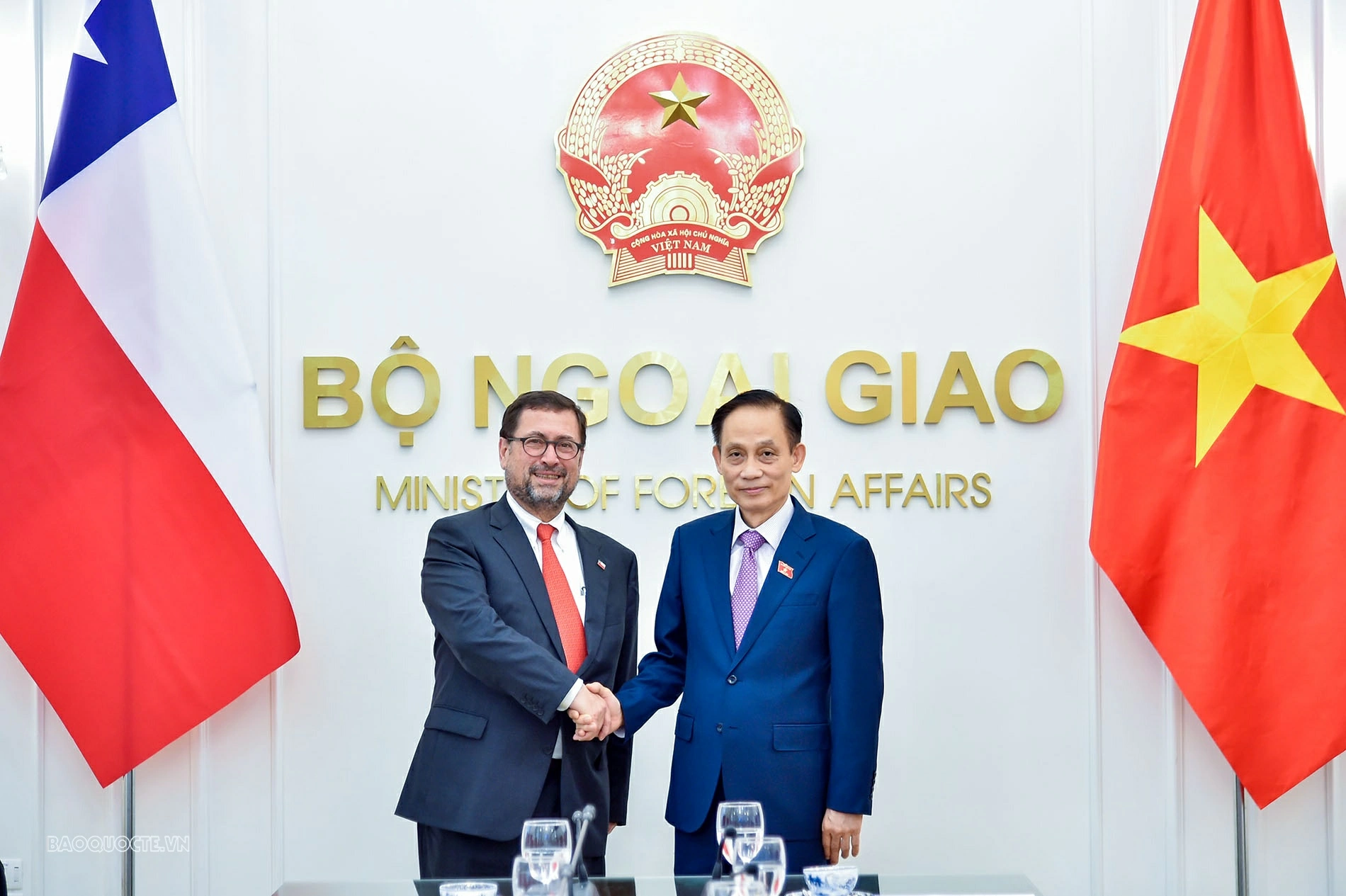 Politburo Member, Foreign Minister Le Hoai Trung holds talks with Chilean counterpart Francisco Pérez Mackenna Politburo Member, Foreign Minister Le Hoai Trung holds talks with Chilean counterpart Francisco Pérez Mackenna