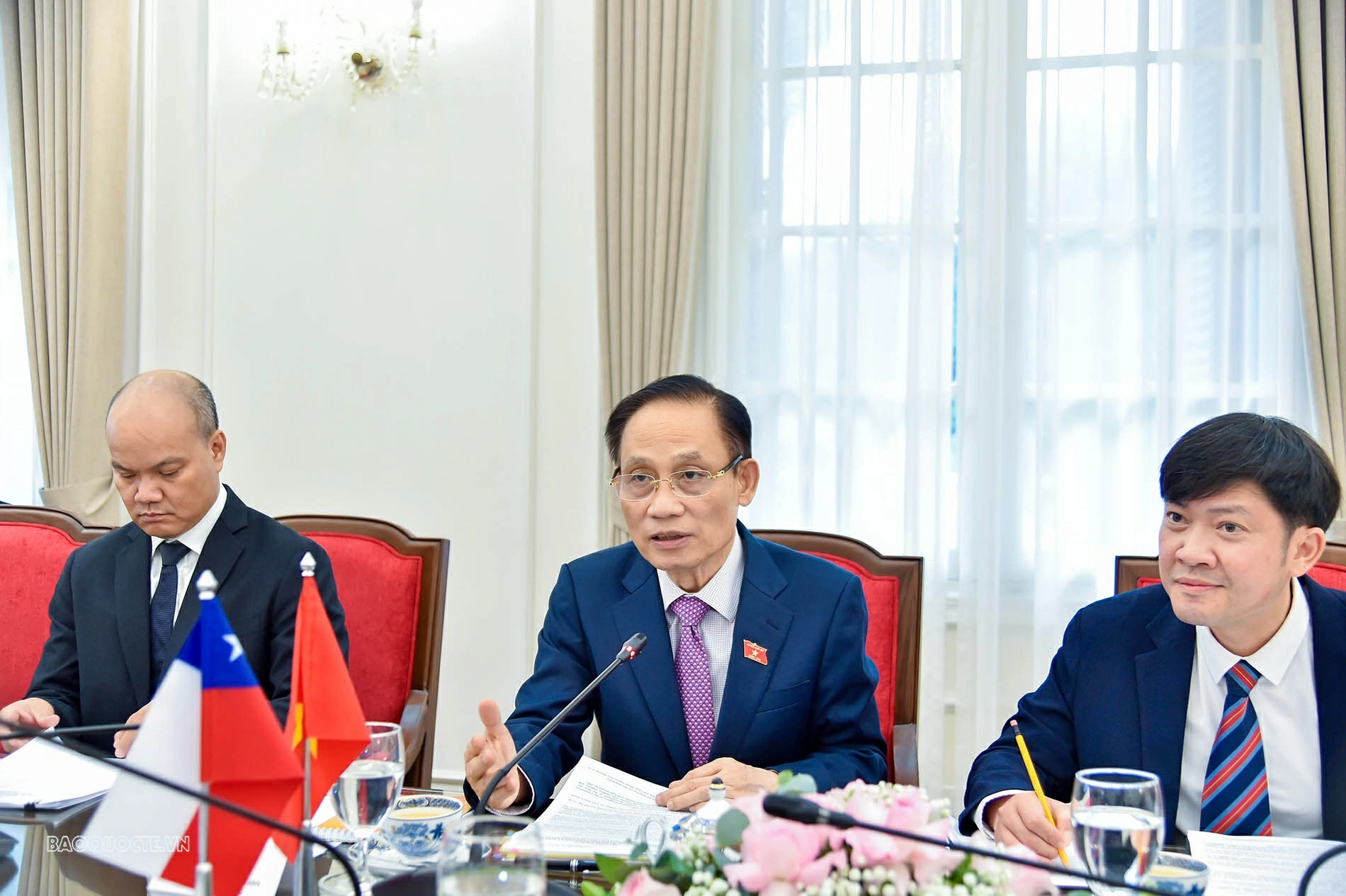 Politburo Member, Foreign Minister Le Hoai Trung holds talks with Chilean counterpart Francisco Pérez Mackenna Politburo Member, Foreign Minister Le Hoai Trung holds talks with Chilean counterpart Francisco Pérez Mackenna