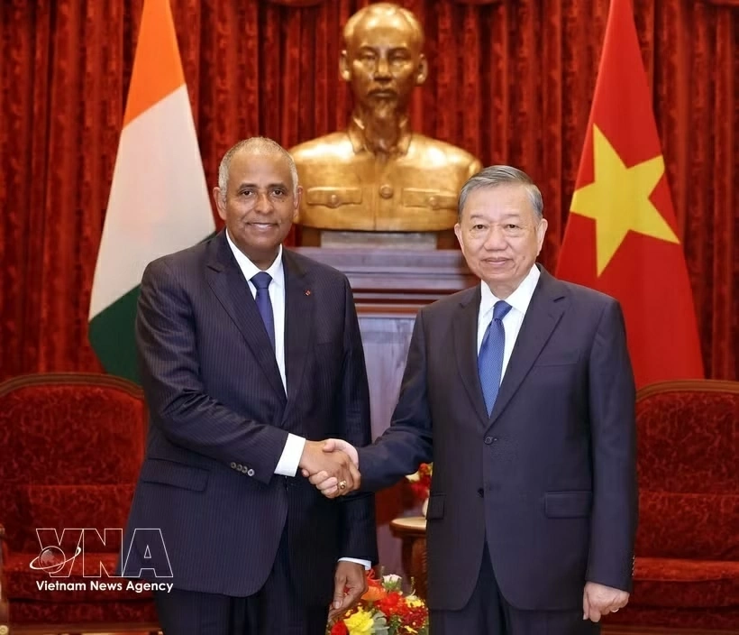 Party General Secretary, President To Lam welcomes NA President of Côte d’Ivoire