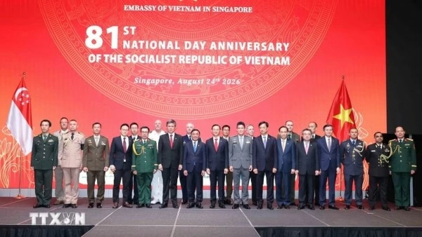 Standing Member of the Secretariat Tran Cam Tu attends ceremony marking Vietnam’s 81st National Day in Singapore